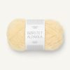 Børstet Alpakka - 2112 Lys gul