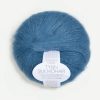 Tynn silk mohair (Sandnes garn) - 6042 Mørk himmelblå