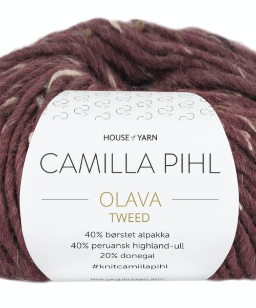 OLAVA TWEED - 985 Bordaux tweed