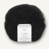 Tynn silk mohair (Sandnes garn) - 1099 Sort