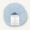 Tynn silk mohair (Sandnes garn) - 6012 Lys blå