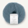 Tynn silk mohair (Sandnes garn) - 6552 Issblå