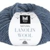 Natural Lanolin Wool - 1448 Denim melert