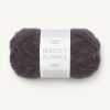 Børstet Alpakka - 3800 Bristol Black