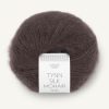 Tynn silk mohair (Sandnes garn) - 3880 Mørk sjokolade