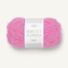 Børstet Alpakka - 4626 Shocking pink