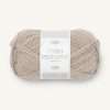 Tynn Peer gynt 100% norsk ull - 2650 Gråbeige melert