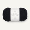 Alpakka følgetråd - 1099 sort