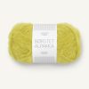 Børstet Alpakka - 9825 Sunny lime