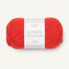 Alpakka følgetråd - 4018 Scarltet