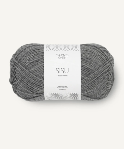 Sisu - 1053 Mørk gråmelert