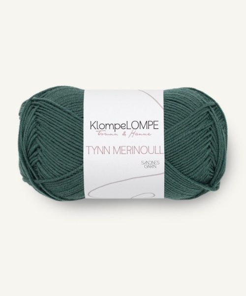 KLOMPELOMPE TYNN MERINOULL - 7271 Sjøsmarags