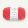 Børstet Alpakka - 4008 Poppy