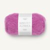 Børstet Alpakka - 4628 Magenta