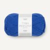 Tynn Peer gynt 100% norsk ull - 5845 Dazzling blue