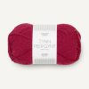 Tynn Peer gynt 100% norsk ull - 4255 Rumba red