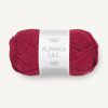 Alpakka Ull - 4255 Rumba red