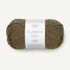 Alpakka Ull - 9873 Dark olive
