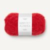 Børstet Alpakka - 4227 Equestrian Red