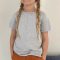 Plain yoke tee 20 junior (oppskrift)