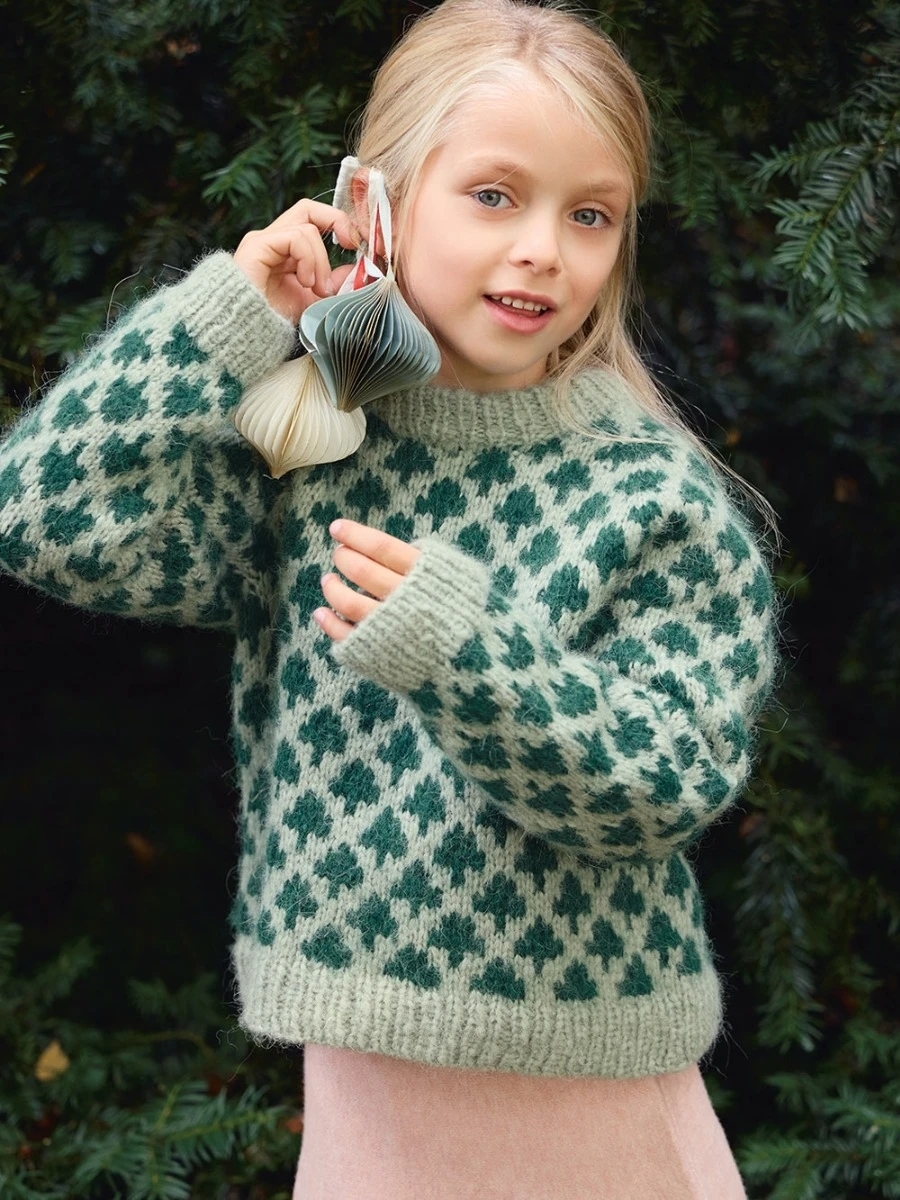 Christmas Tree Sweater junior 2511-1 (oppskrift)