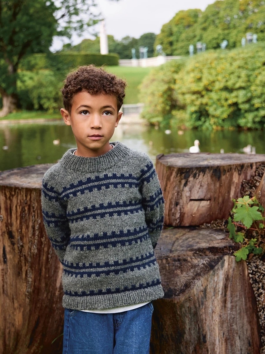 Ridge Sweater Junior 2513-3b (oppskrift)