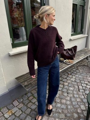 PetiteKnit Hannah Sweater V-neck