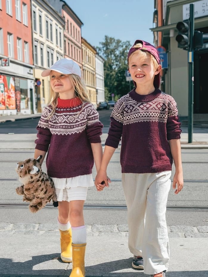 Setesdal genser junior (Oppskrift)