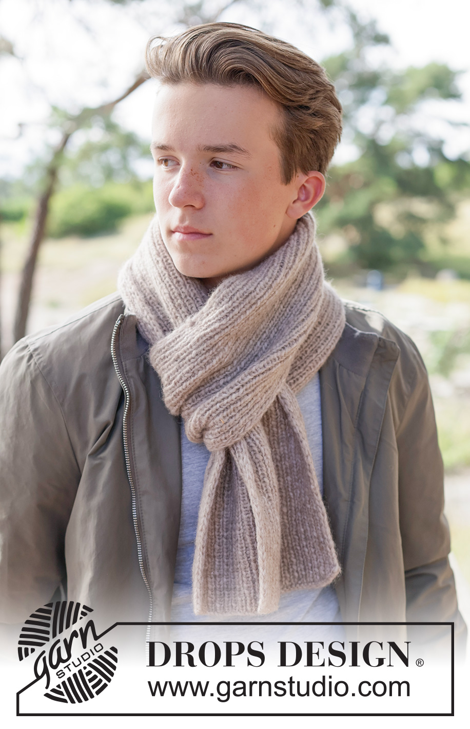 Almond Whisper Scarf (Oppskrift)