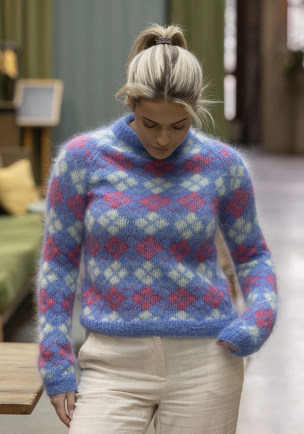 Argyle genser - Bilde 2