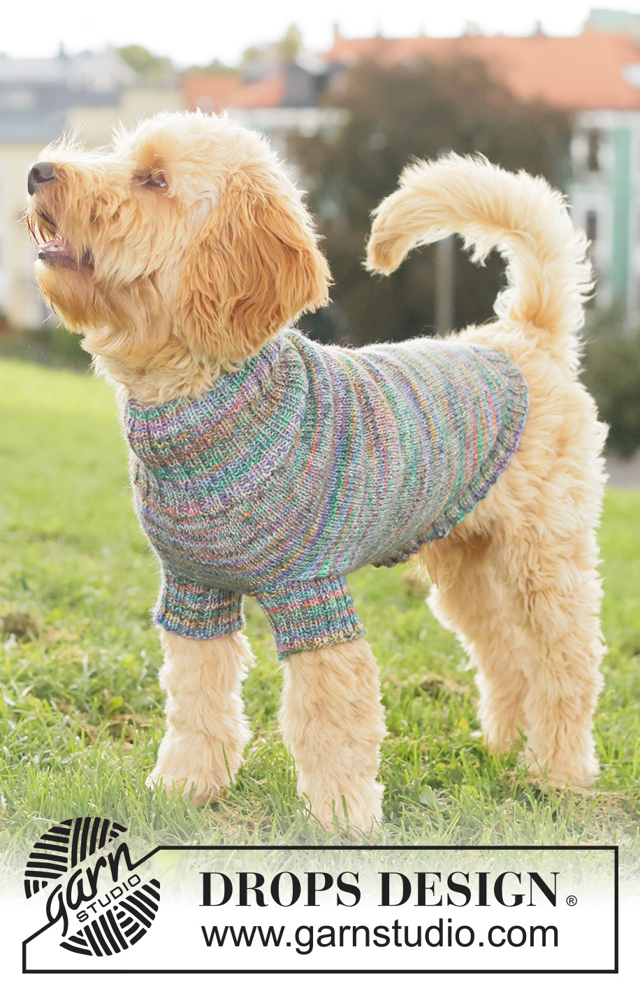 Floral Picnic Dog Sweater - Bilde 2
