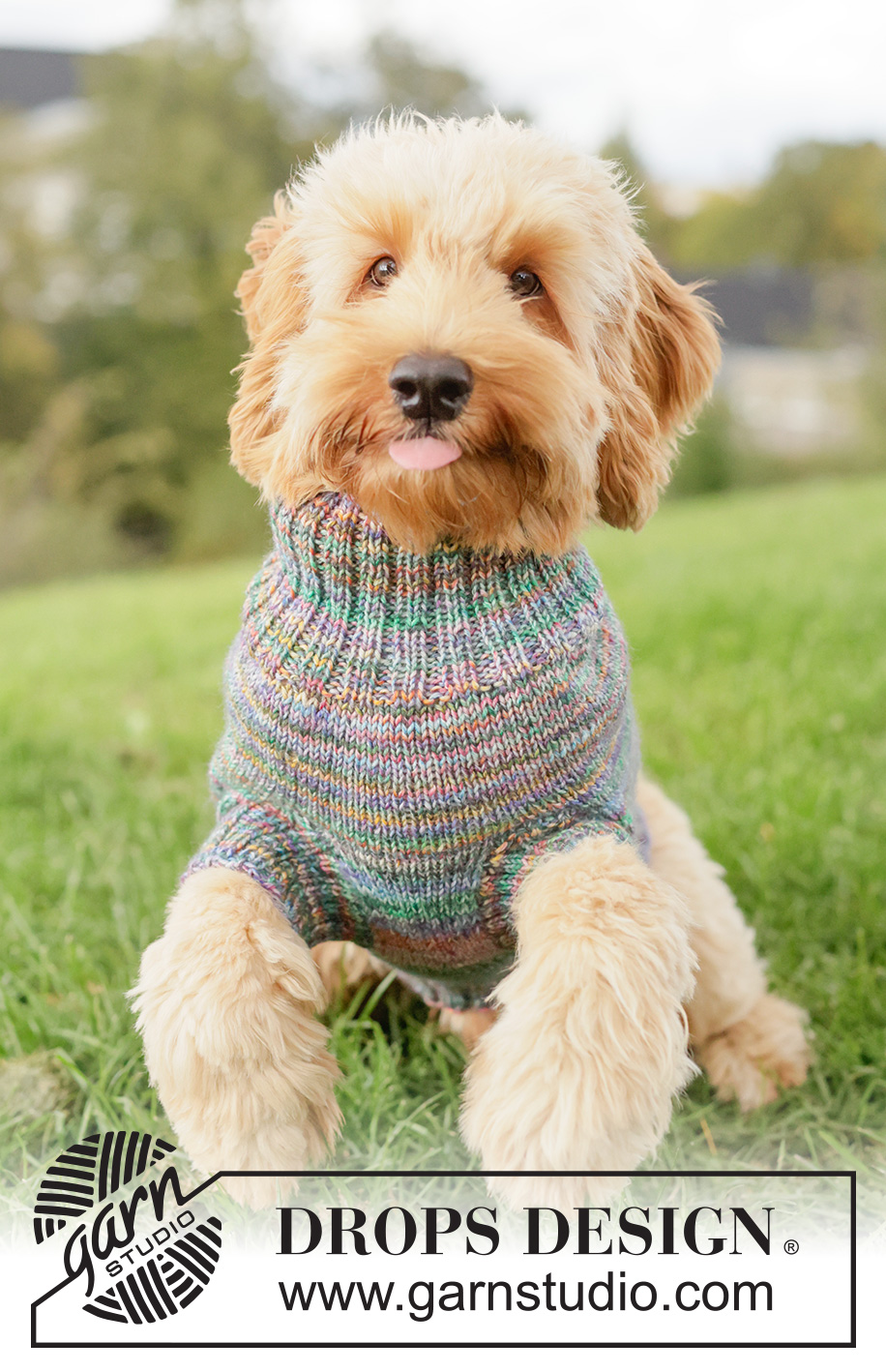Floral Picnic Dog Sweater - Bilde 5
