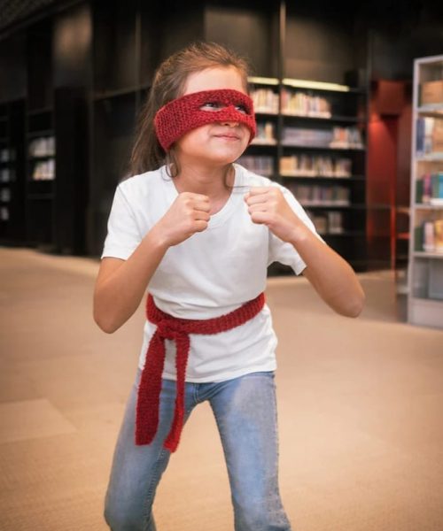 MASKE OG BELTE FOR SUPERHELTER