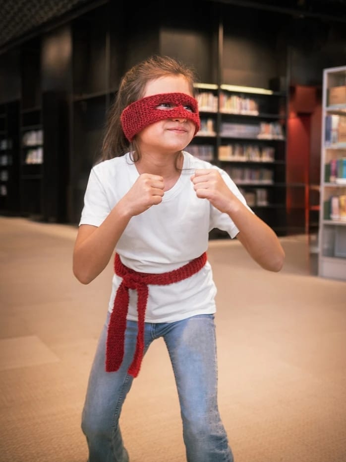 MASKE OG BELTE FOR SUPERHELTER