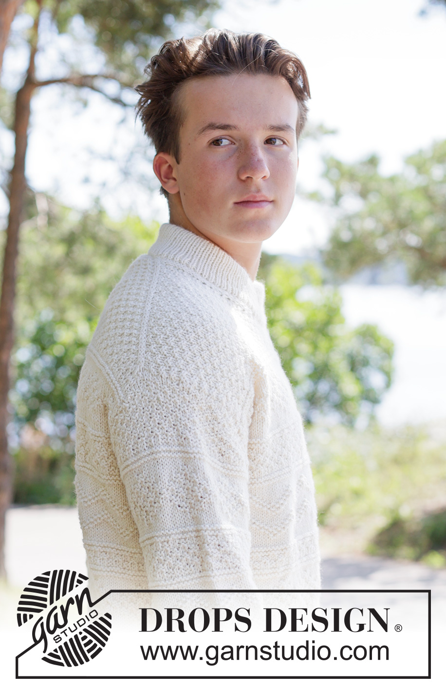 White Echo Sweater (Oppskrift) - Bilde 2