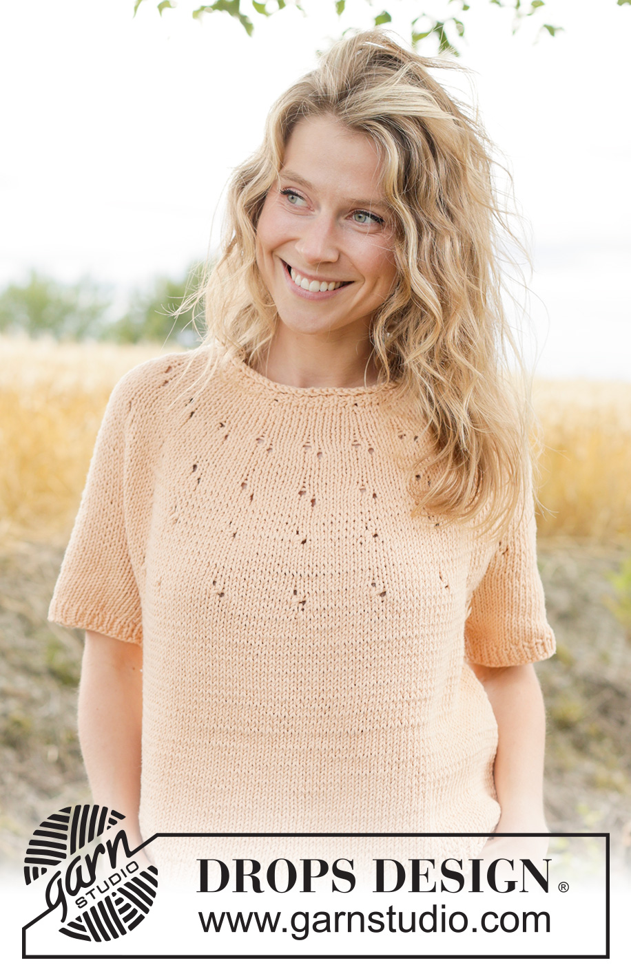 Peach Whisper Top (Oppskrift) - Bilde 2