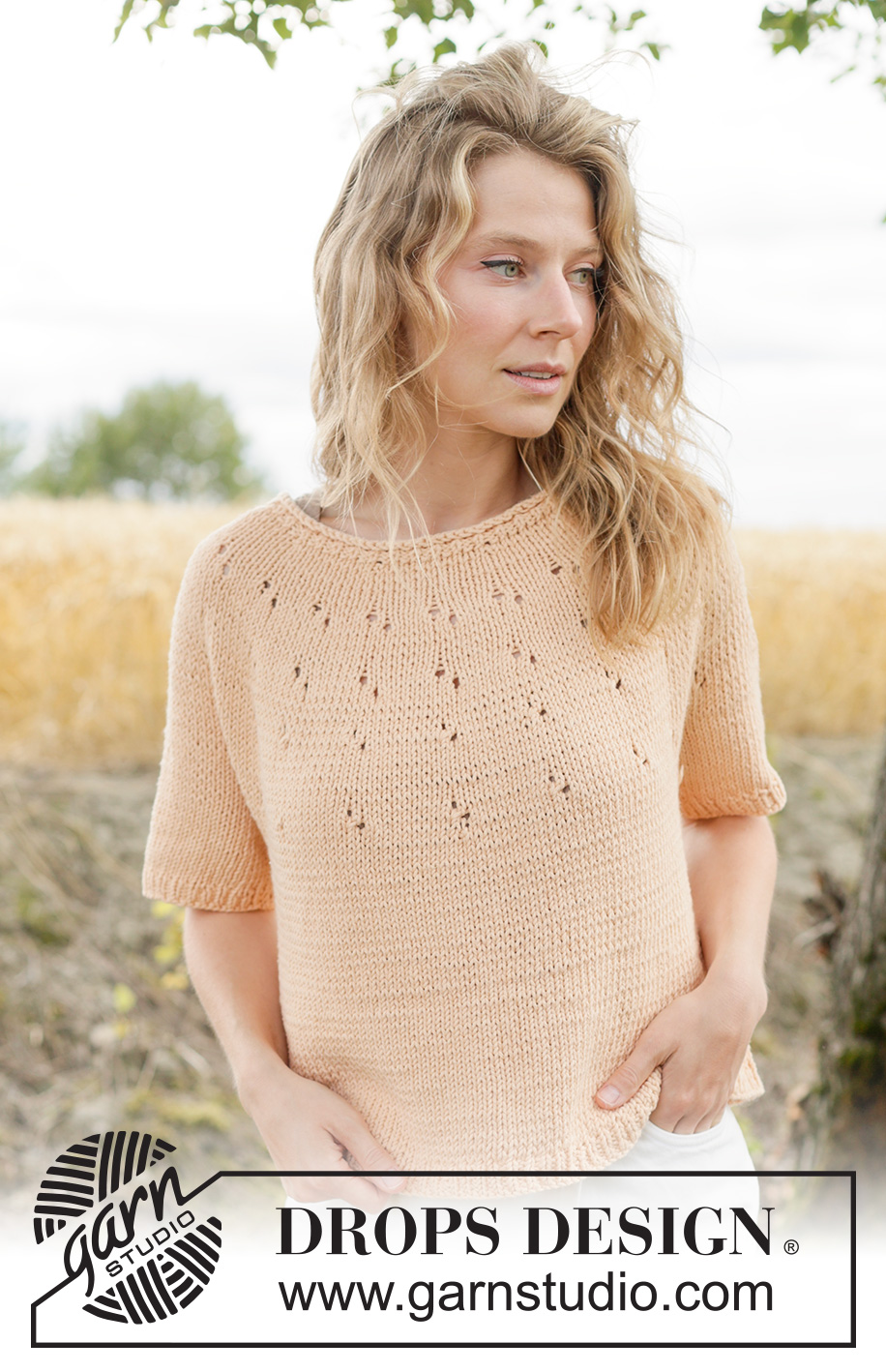 Peach Whisper Top (Oppskrift) - Bilde 3