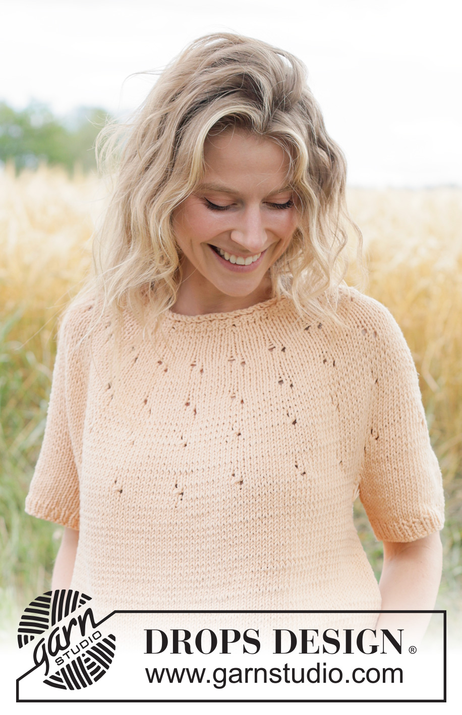 Peach Whisper Top (Oppskrift) - Bilde 5