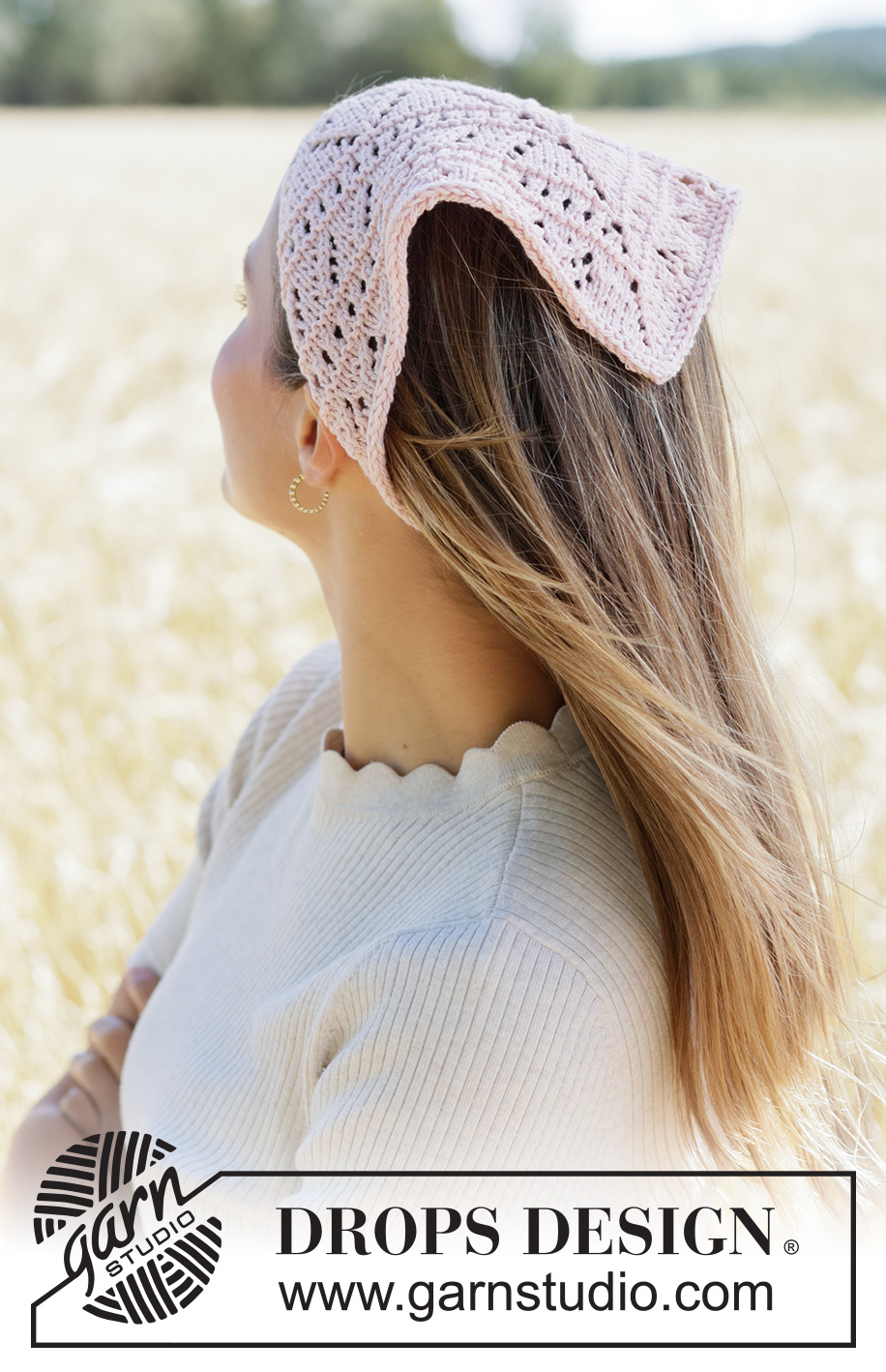 Rosy Rhythm Bandana (Oppskrift) - Bilde 2