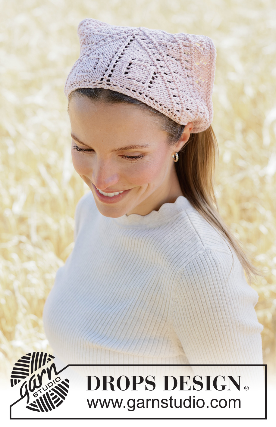 Rosy Rhythm Bandana (Oppskrift) - Bilde 3