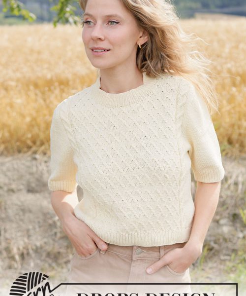 Sunlit Grid Top (Oppskrift)