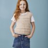 Vest med strukturmønster (Oppskrift)