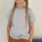 Plain yoke tee 20 junior (Oppskrift)