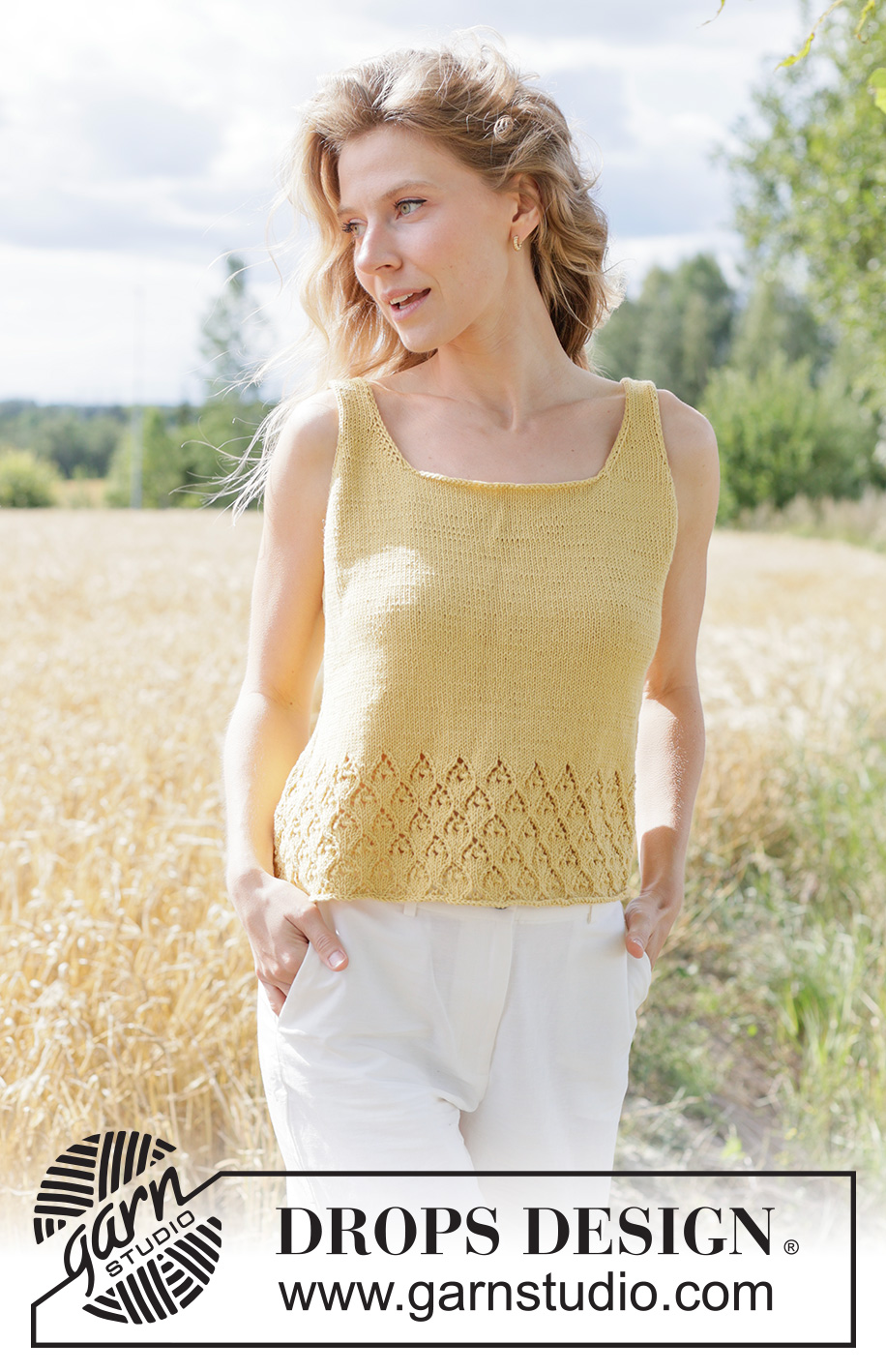 Sunflower Slip Top (Oppskrift) - Bilde 2