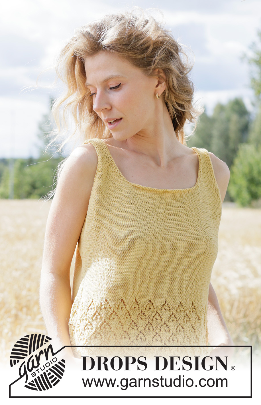 Sunflower Slip Top (Oppskrift) - Bilde 3