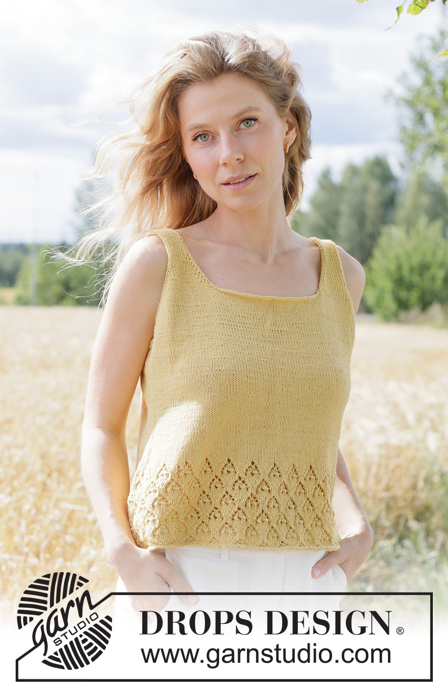Sunflower Slip Top (Oppskrift) - Bilde 4