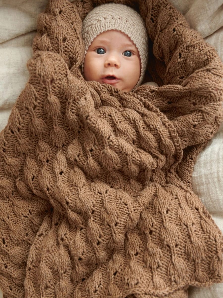 Lilja Babyblanket (Oppskrift)