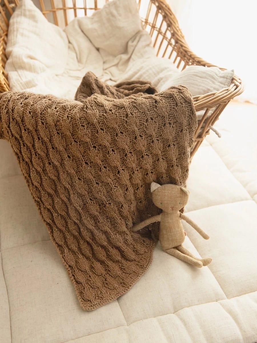 Lilja Babyblanket (Oppskrift) - Bilde 2
