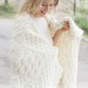 Aran Hug Blanket