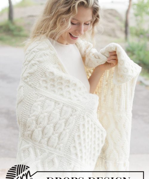 Aran Hug Blanket